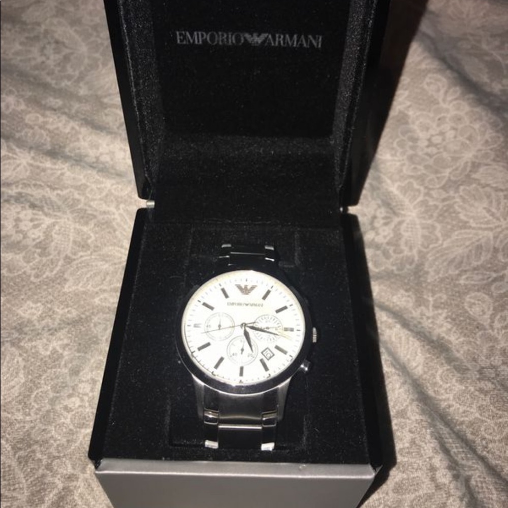 Silver Emporio Armani Watch